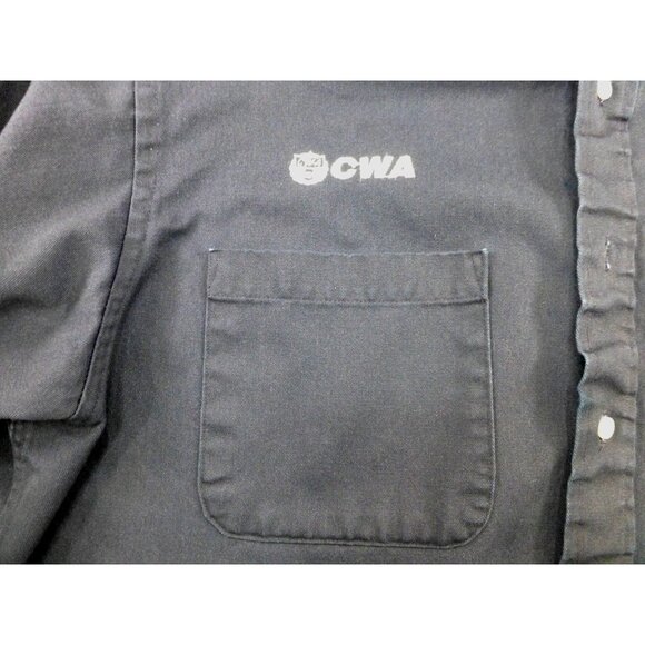 VTG Bell South Employee Uniform Shirt Mens Long Sleeve Button-Up Shirt 16-16.5 3 - Picture 10 of 11